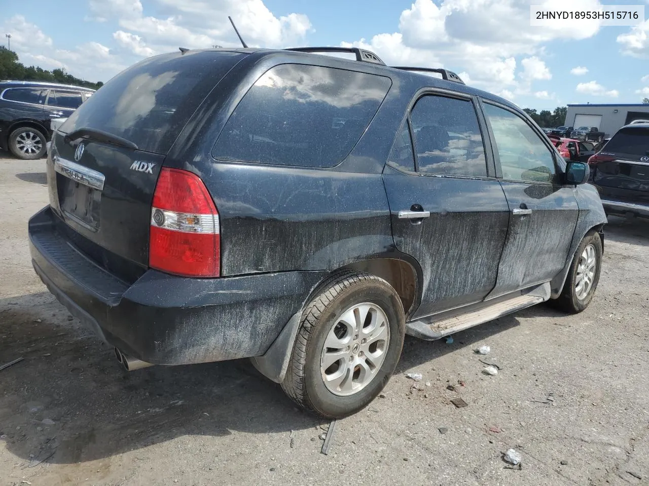 2003 Acura Mdx Touring VIN: 2HNYD18953H515716 Lot: 70050424