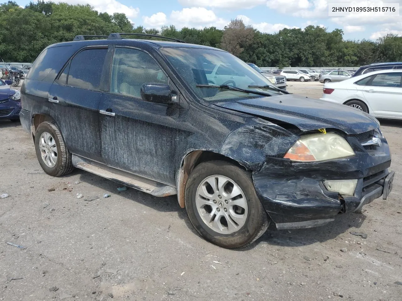 2003 Acura Mdx Touring VIN: 2HNYD18953H515716 Lot: 70050424