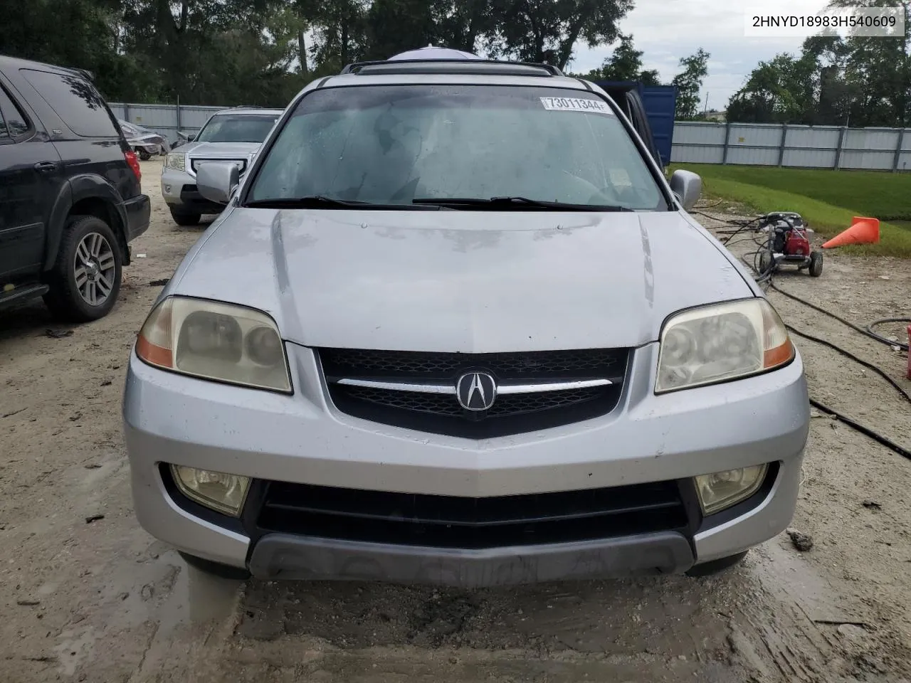 2003 Acura Mdx Touring VIN: 2HNYD18983H540609 Lot: 73011344