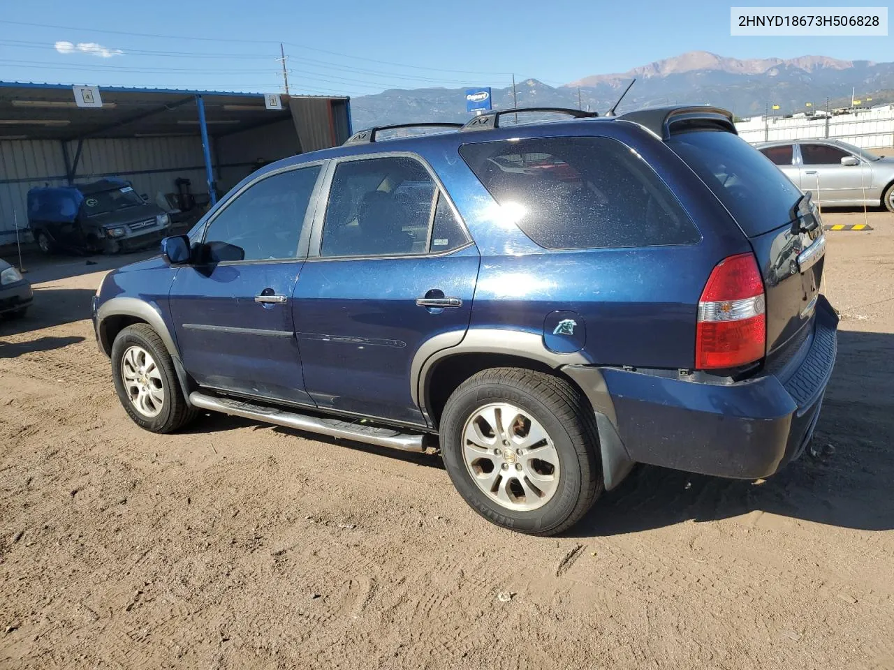 2003 Acura Mdx Touring VIN: 2HNYD18673H506828 Lot: 73610474