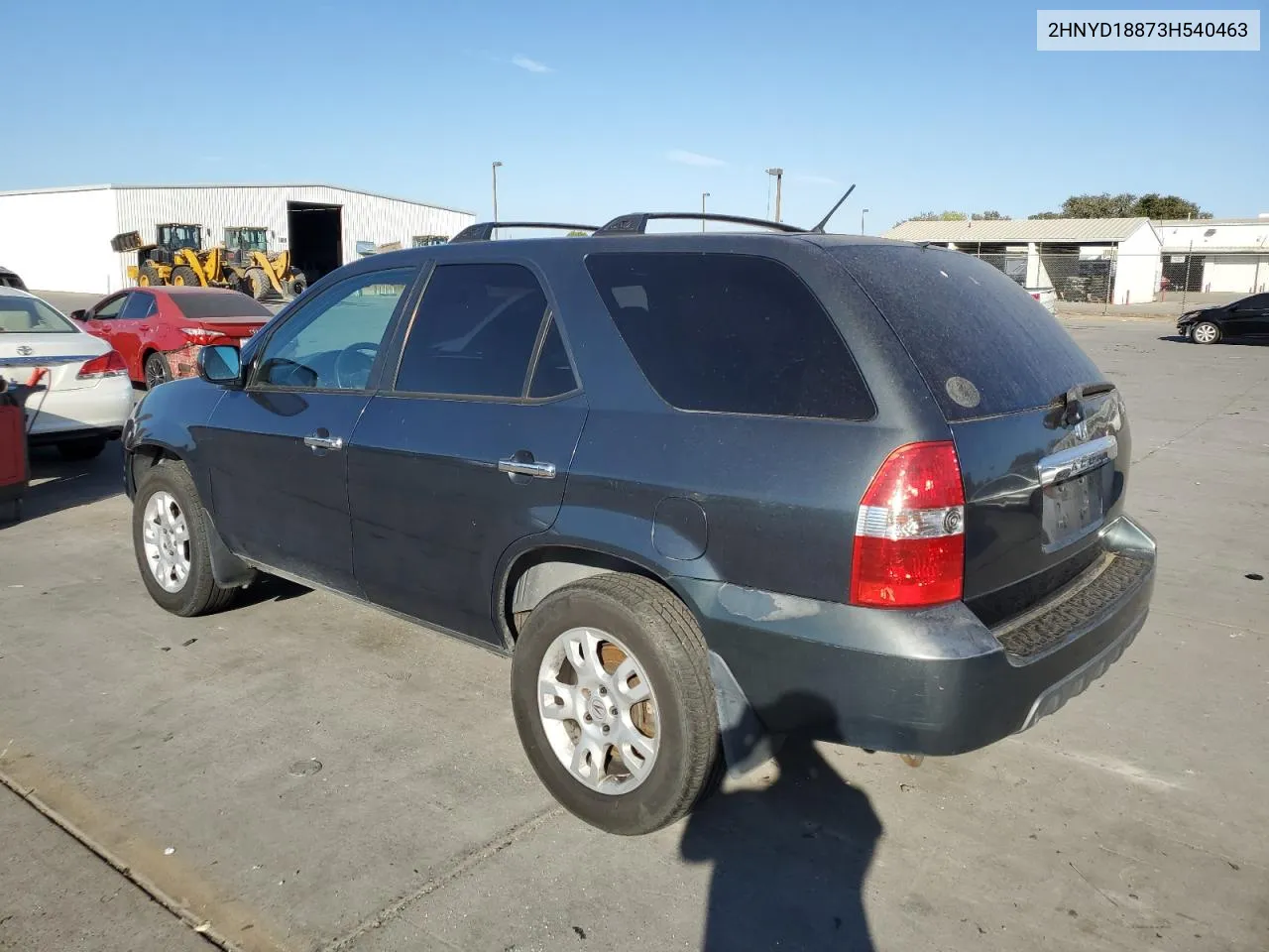 2003 Acura Mdx Touring VIN: 2HNYD18873H540463 Lot: 74116434