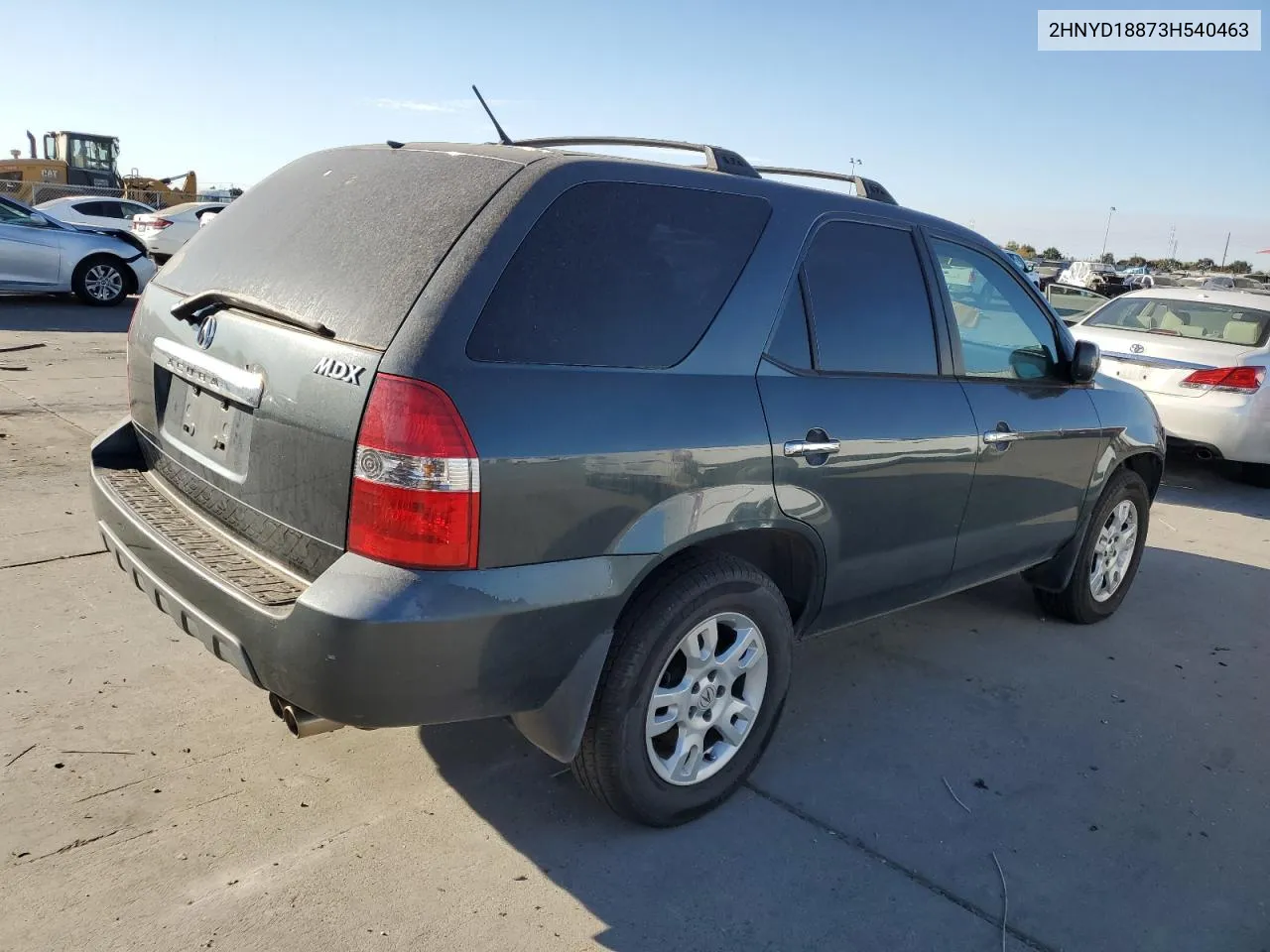 2003 Acura Mdx Touring VIN: 2HNYD18873H540463 Lot: 74116434