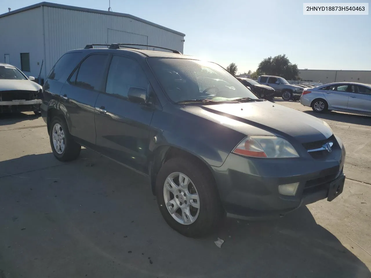 2003 Acura Mdx Touring VIN: 2HNYD18873H540463 Lot: 74116434