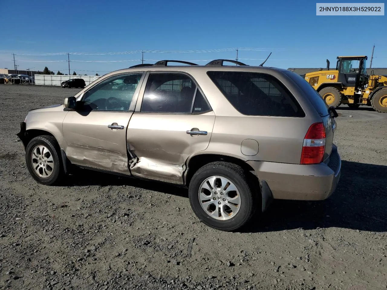 2003 Acura Mdx Touring VIN: 2HNYD188X3H529022 Lot: 75690994