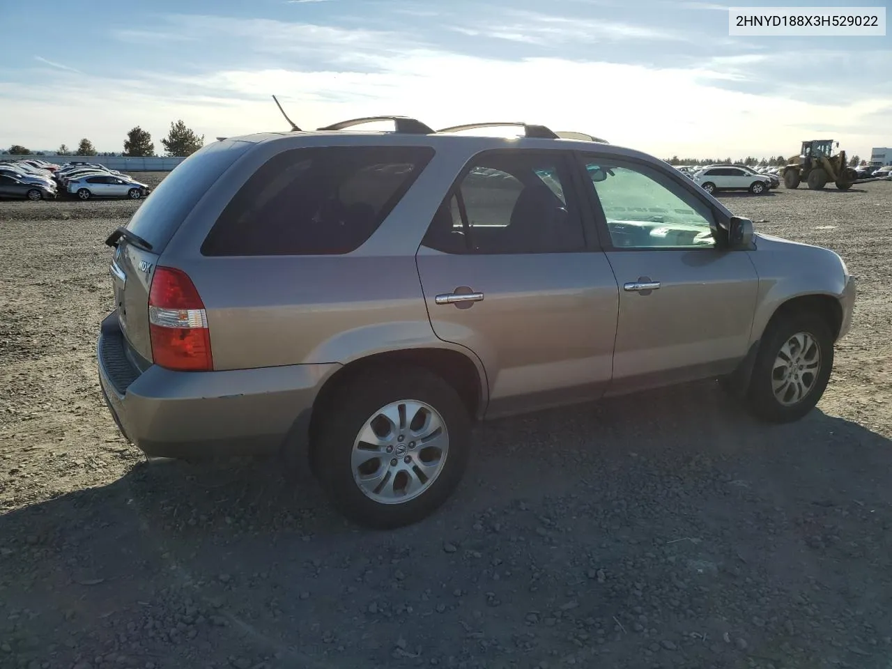 2003 Acura Mdx Touring VIN: 2HNYD188X3H529022 Lot: 75690994