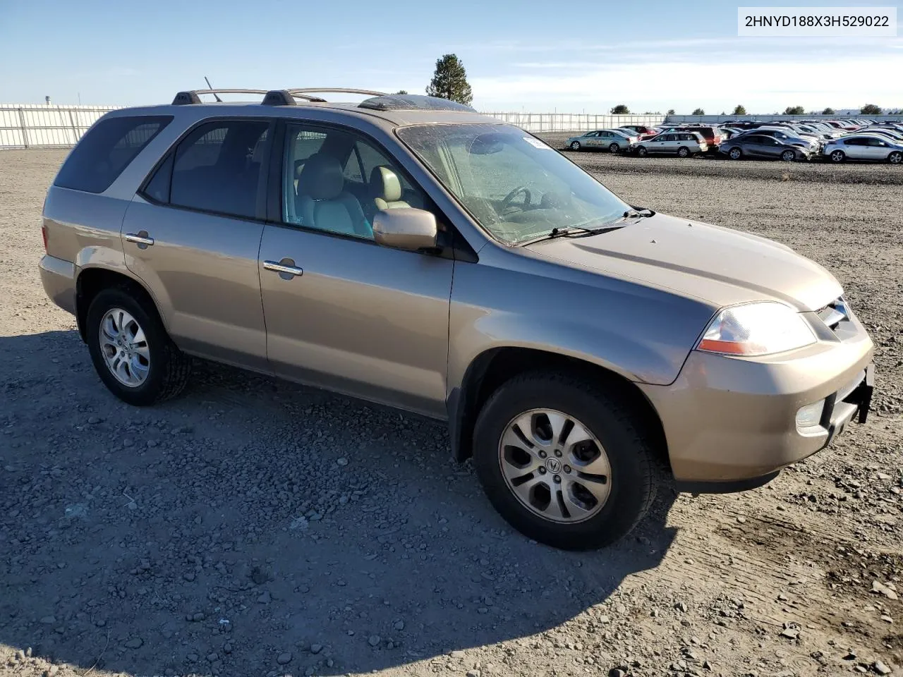 2003 Acura Mdx Touring VIN: 2HNYD188X3H529022 Lot: 75690994