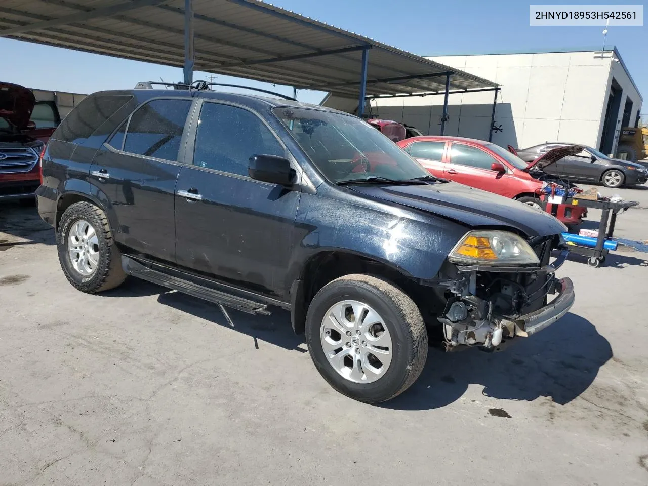 2003 Acura Mdx Touring VIN: 2HNYD18953H542561 Lot: 76072944