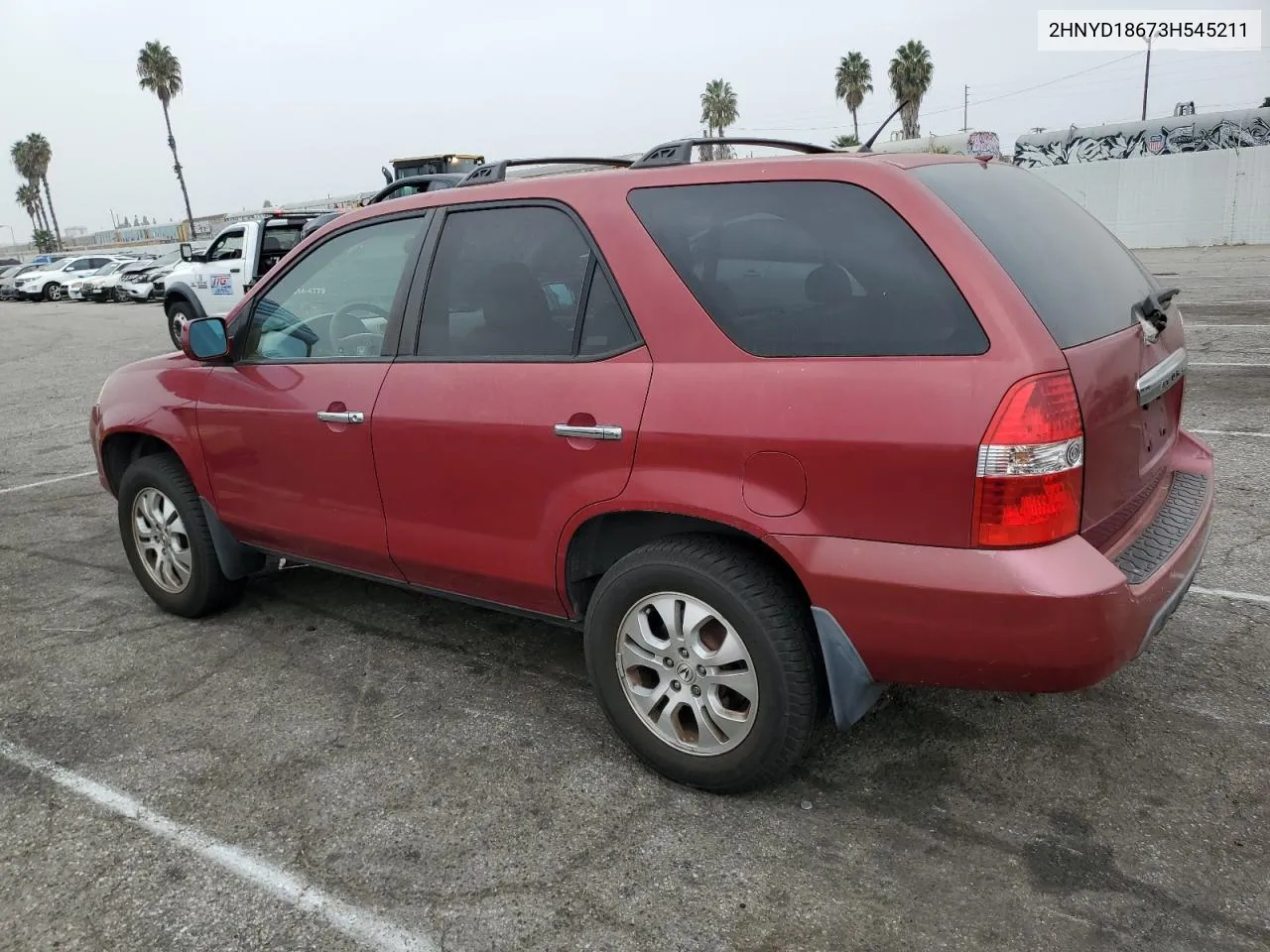 2003 Acura Mdx Touring VIN: 2HNYD18673H545211 Lot: 76100484