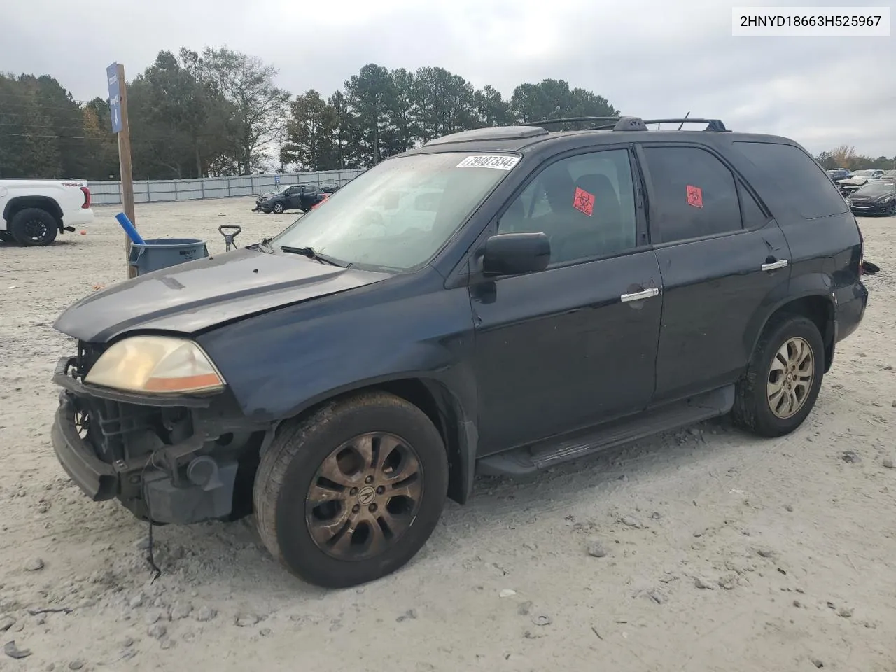 2003 Acura Mdx Touring VIN: 2HNYD18663H525967 Lot: 79487334