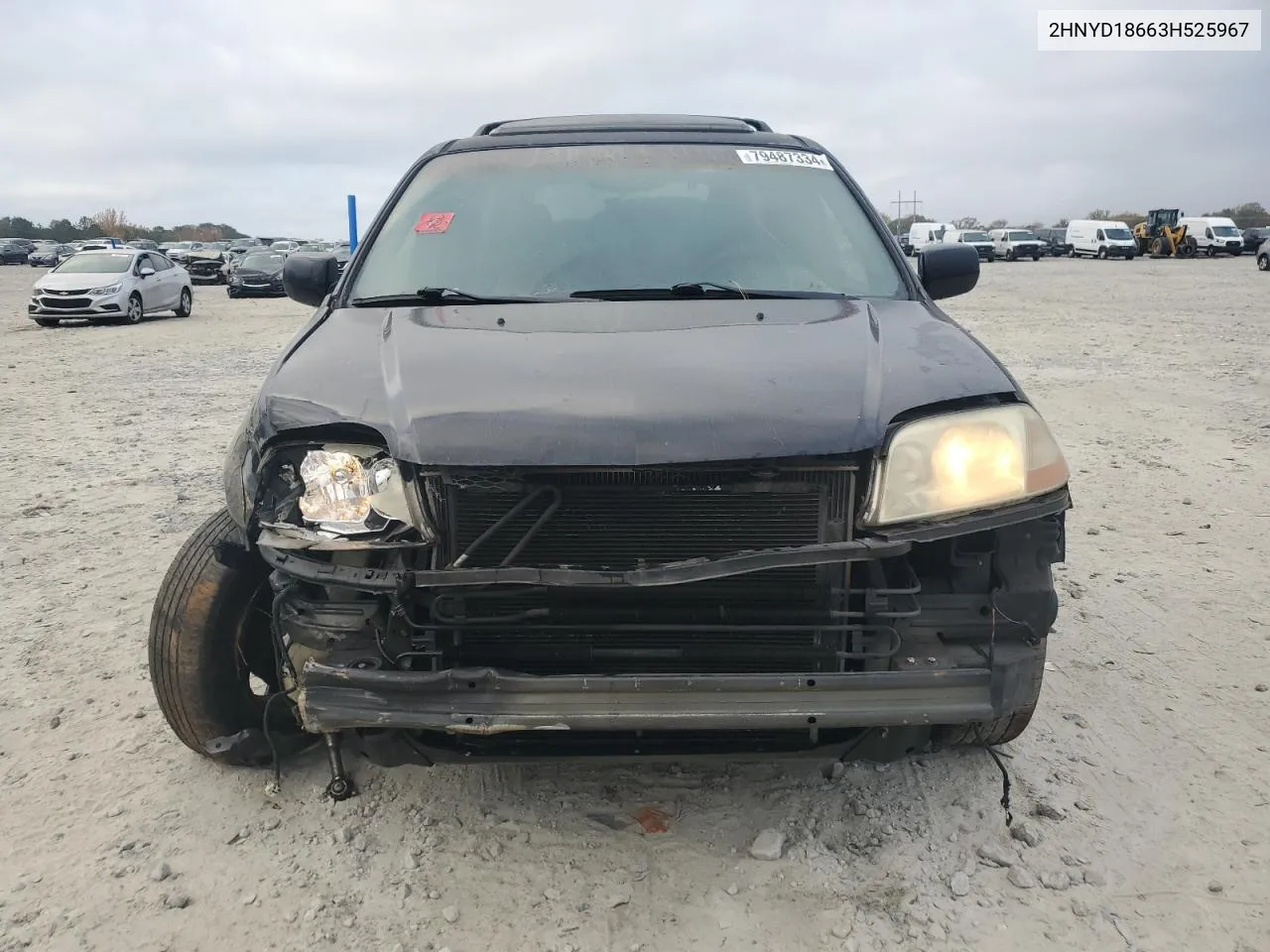 2003 Acura Mdx Touring VIN: 2HNYD18663H525967 Lot: 79487334