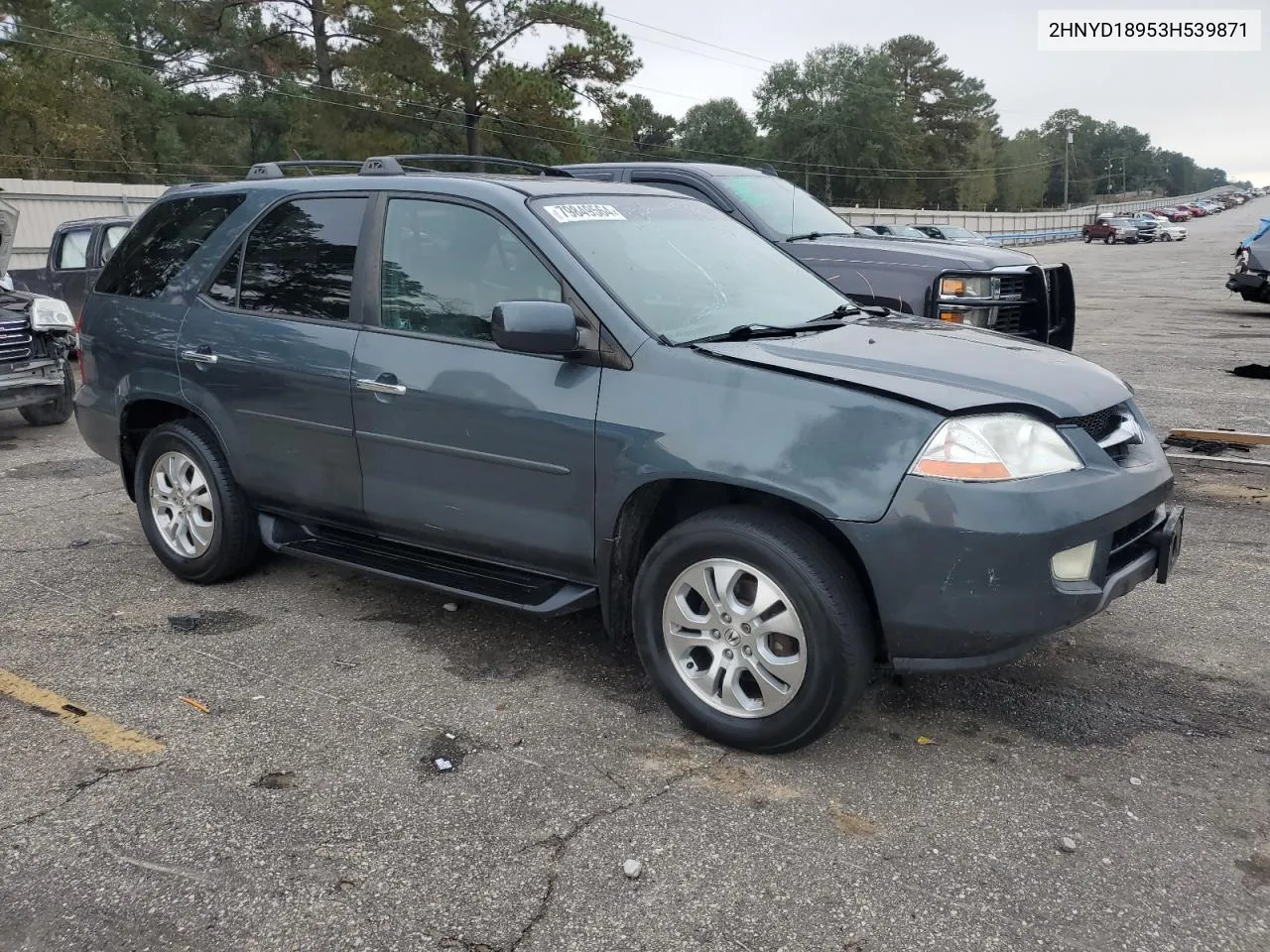 2003 Acura Mdx Touring VIN: 2HNYD18953H539871 Lot: 79849564