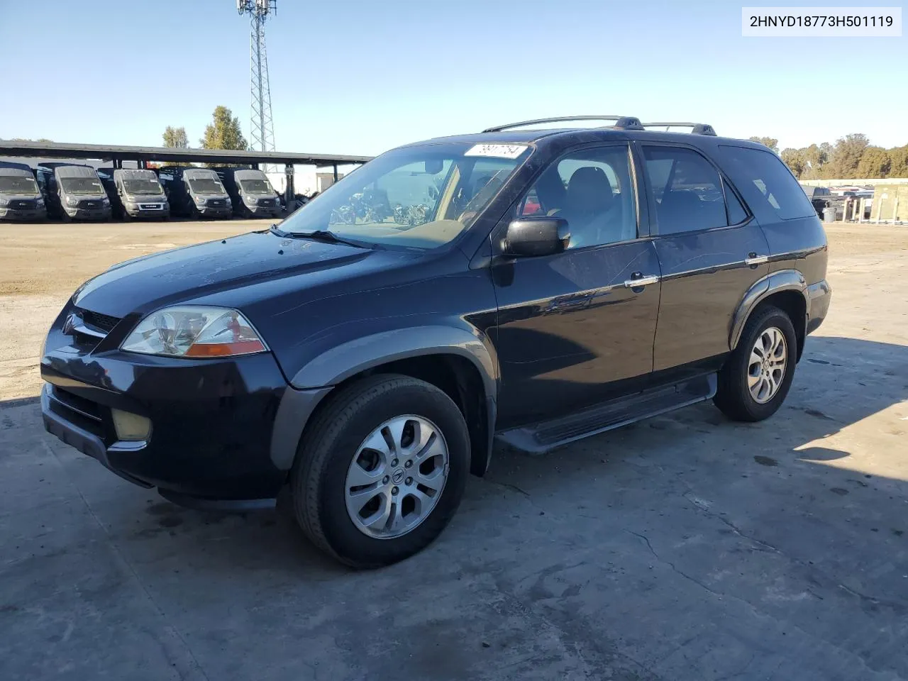 2003 Acura Mdx Touring VIN: 2HNYD18773H501119 Lot: 79917754