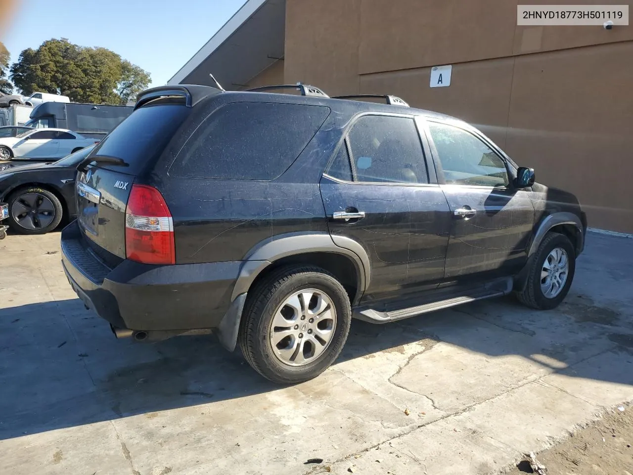 2003 Acura Mdx Touring VIN: 2HNYD18773H501119 Lot: 79917754