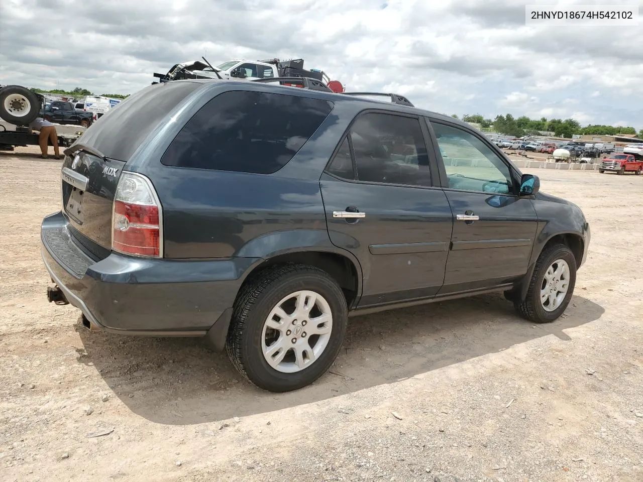 2004 Acura Mdx Touring VIN: 2HNYD18674H542102 Lot: 53645454