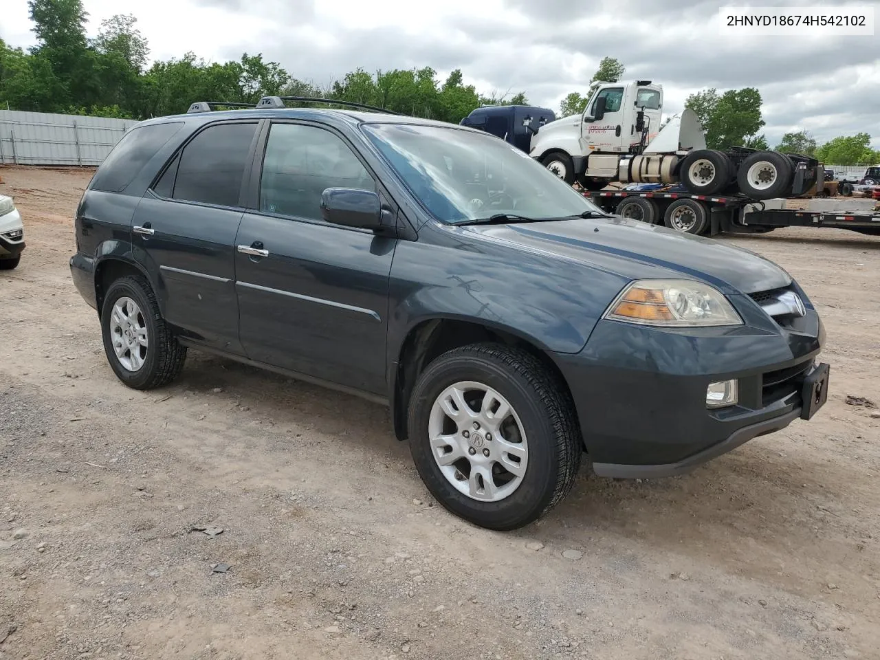 2004 Acura Mdx Touring VIN: 2HNYD18674H542102 Lot: 53645454