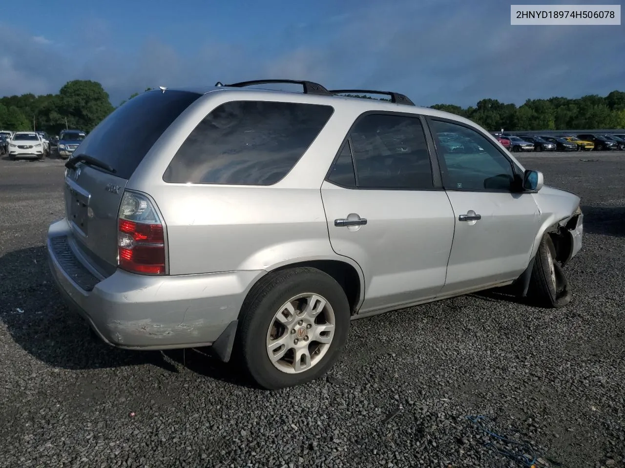 2004 Acura Mdx Touring VIN: 2HNYD18974H506078 Lot: 63258184