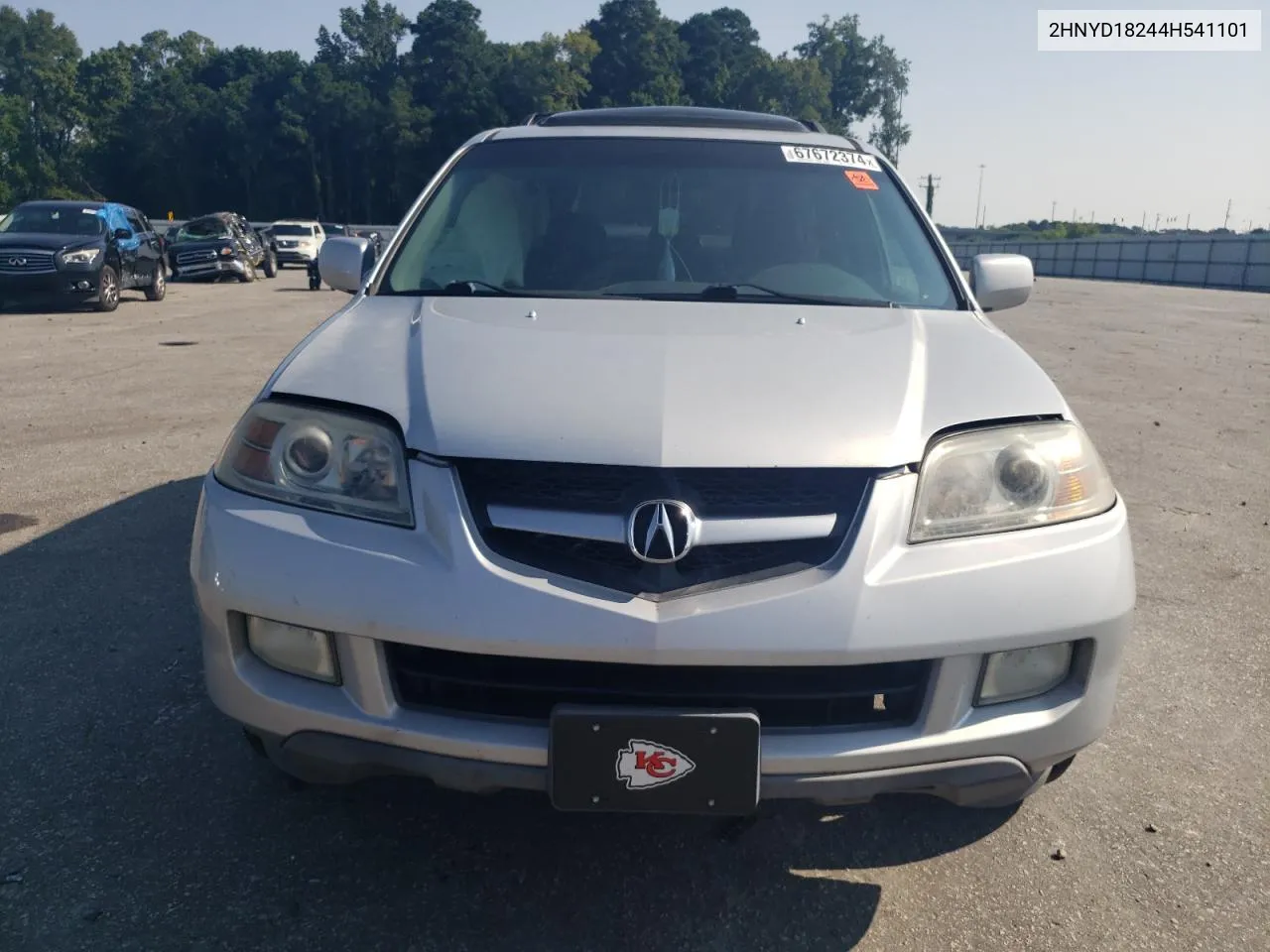 2004 Acura Mdx VIN: 2HNYD18244H541101 Lot: 67672374