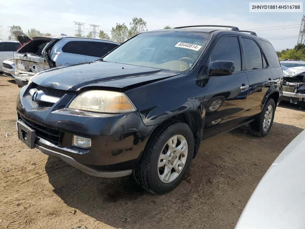 2004 Acura Mdx Touring VIN: 2HNYD18814H516788 Lot: 68440814