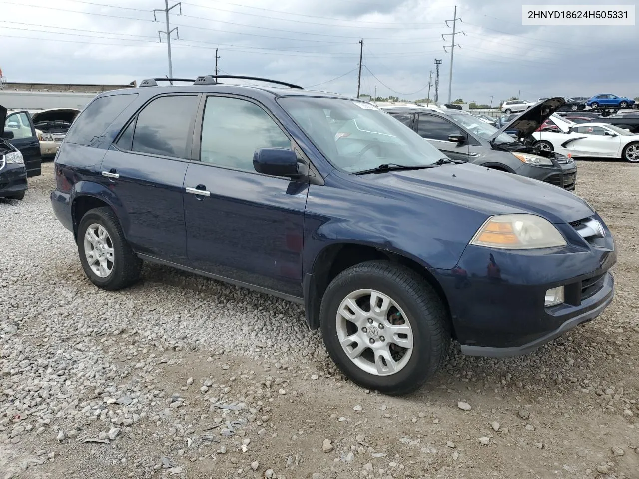 2004 Acura Mdx Touring VIN: 2HNYD18624H505331 Lot: 71268434