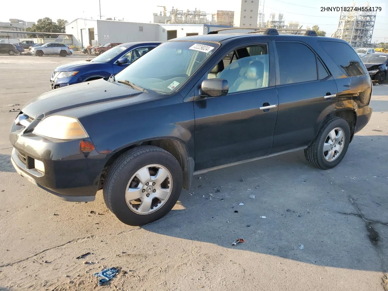 2004 Acura Mdx VIN: 2HNYD18274H554179 Lot: 72229024