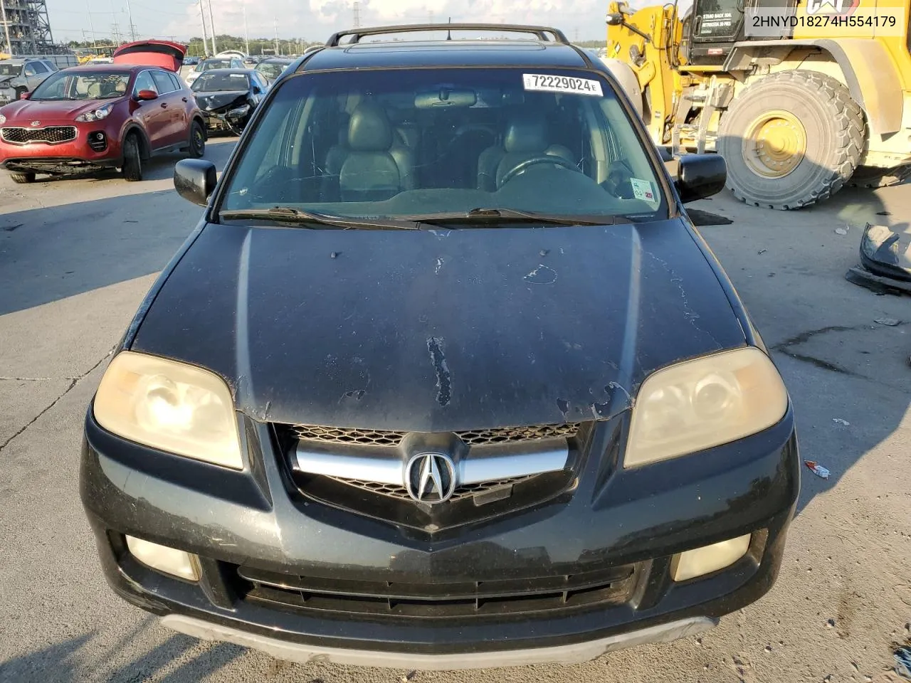 2004 Acura Mdx VIN: 2HNYD18274H554179 Lot: 72229024