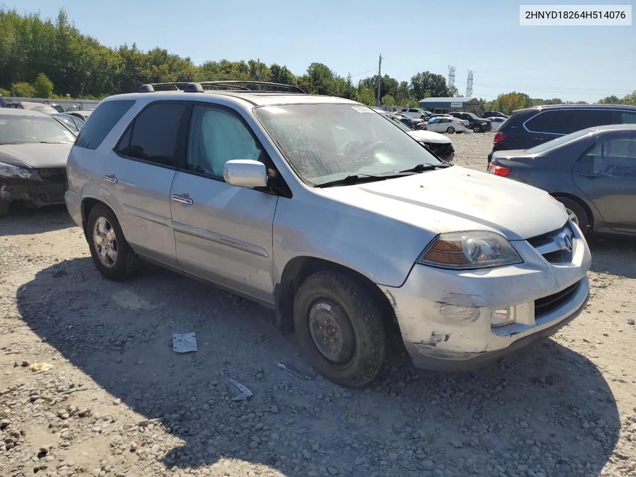 2004 Acura Mdx VIN: 2HNYD18264H514076 Lot: 72566694