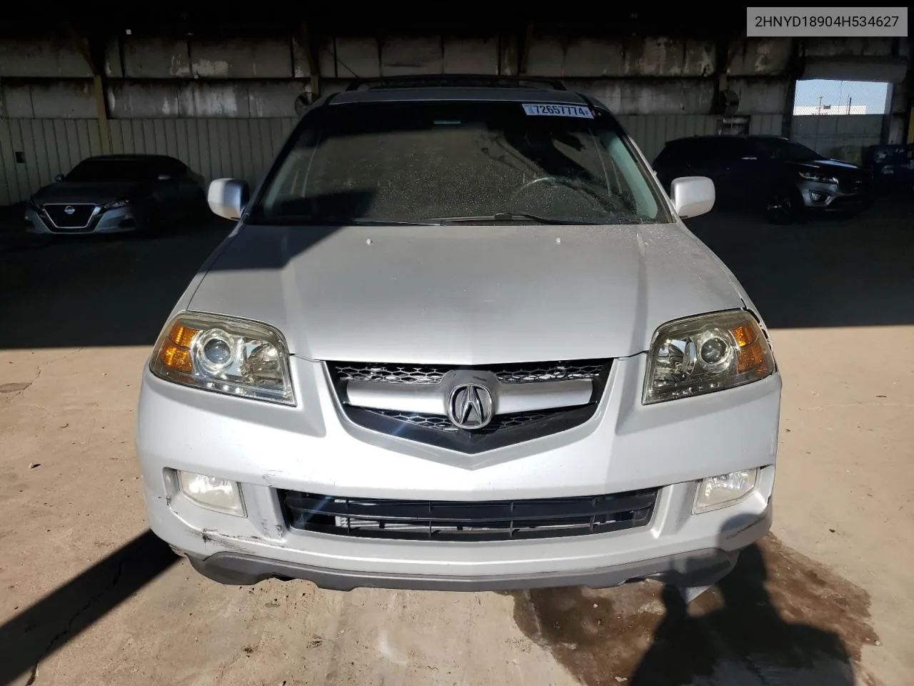 2004 Acura Mdx Touring VIN: 2HNYD18904H534627 Lot: 72657774