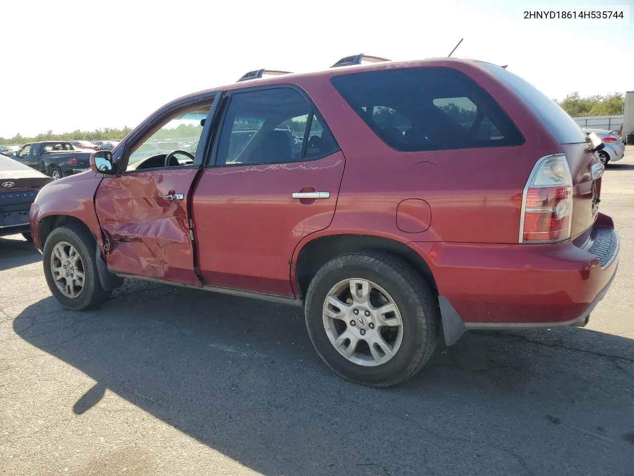 2004 Acura Mdx Touring VIN: 2HNYD18614H535744 Lot: 73004074