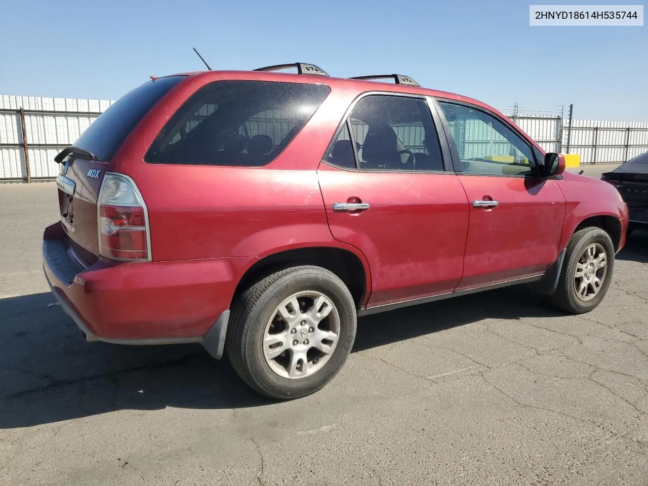 2004 Acura Mdx Touring VIN: 2HNYD18614H535744 Lot: 73004074