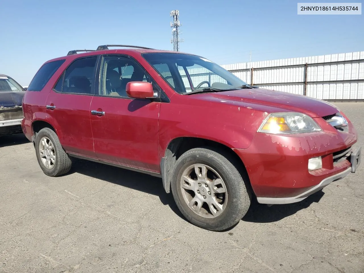 2004 Acura Mdx Touring VIN: 2HNYD18614H535744 Lot: 73004074