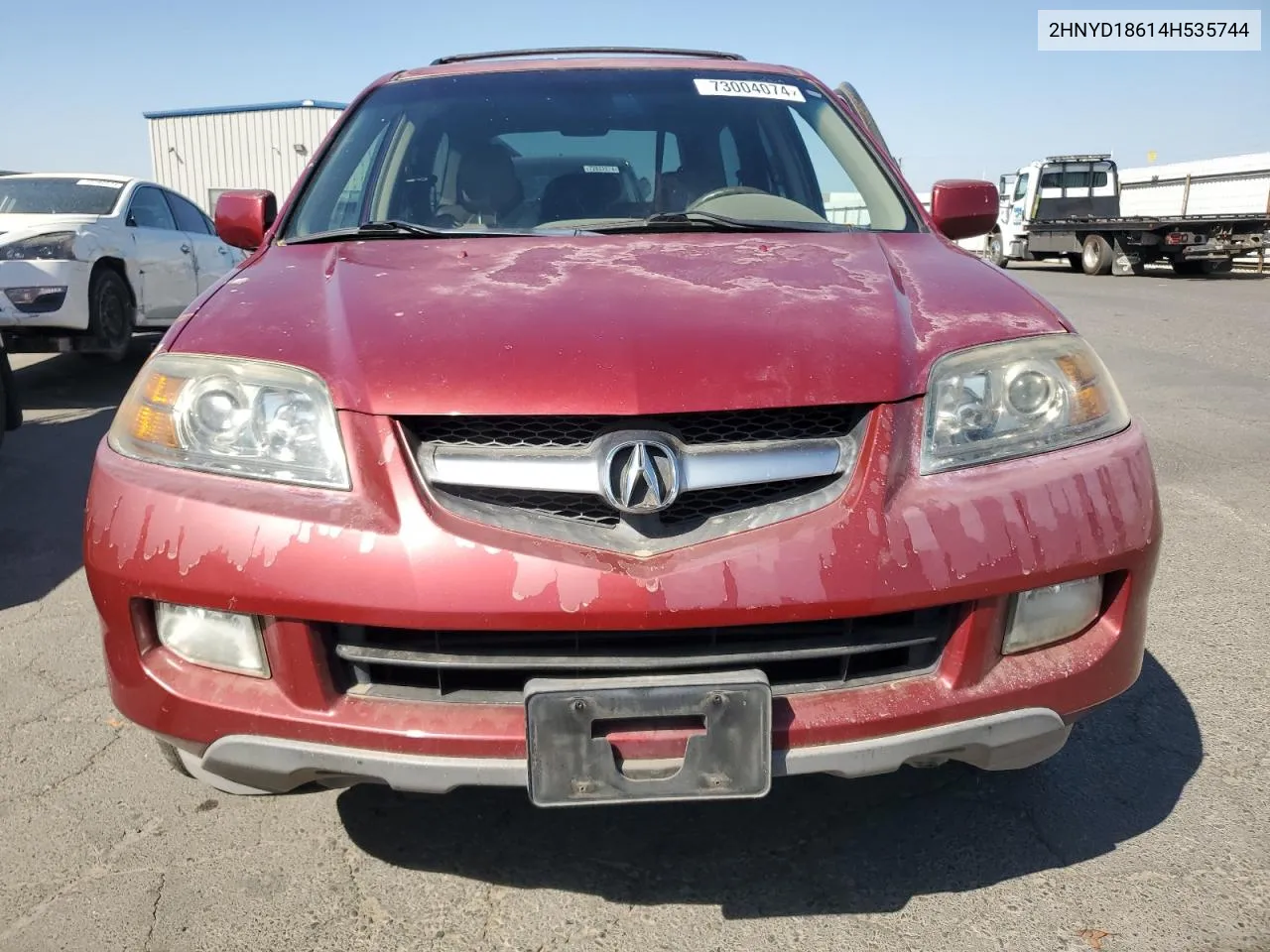 2004 Acura Mdx Touring VIN: 2HNYD18614H535744 Lot: 73004074