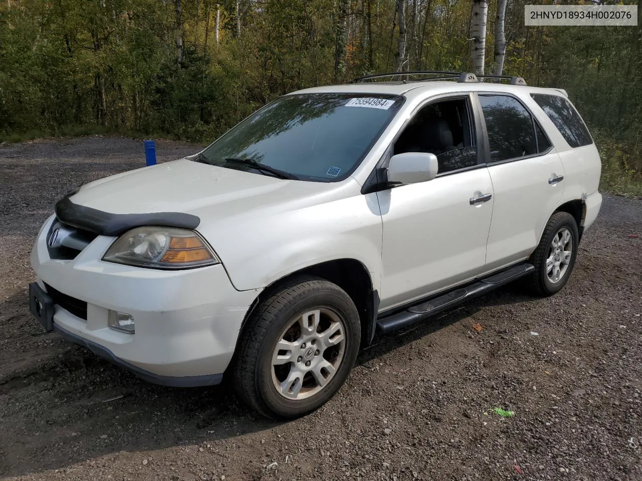 2004 Acura Mdx Touring VIN: 2HNYD18934H002076 Lot: 75594984