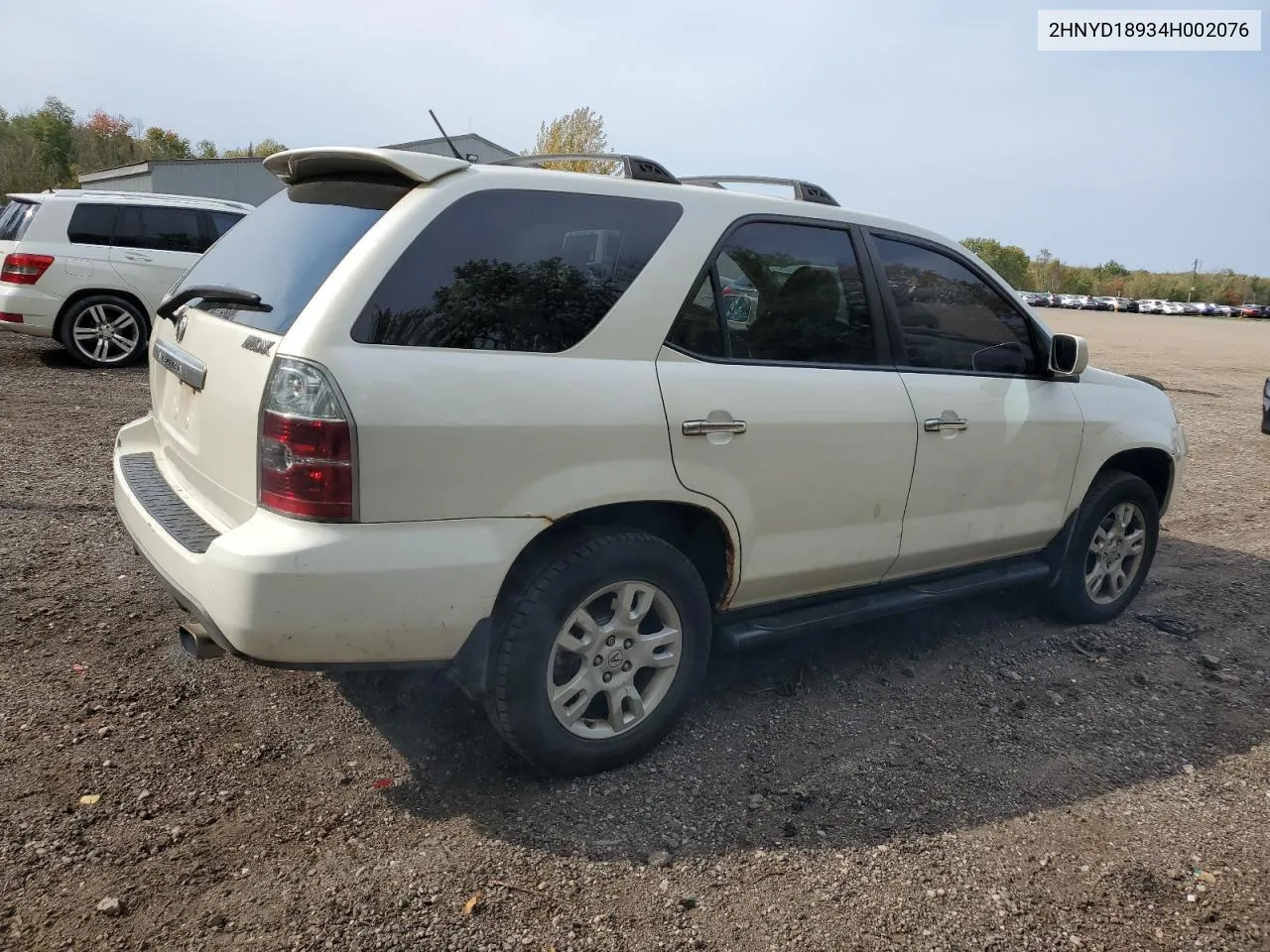 2004 Acura Mdx Touring VIN: 2HNYD18934H002076 Lot: 75594984