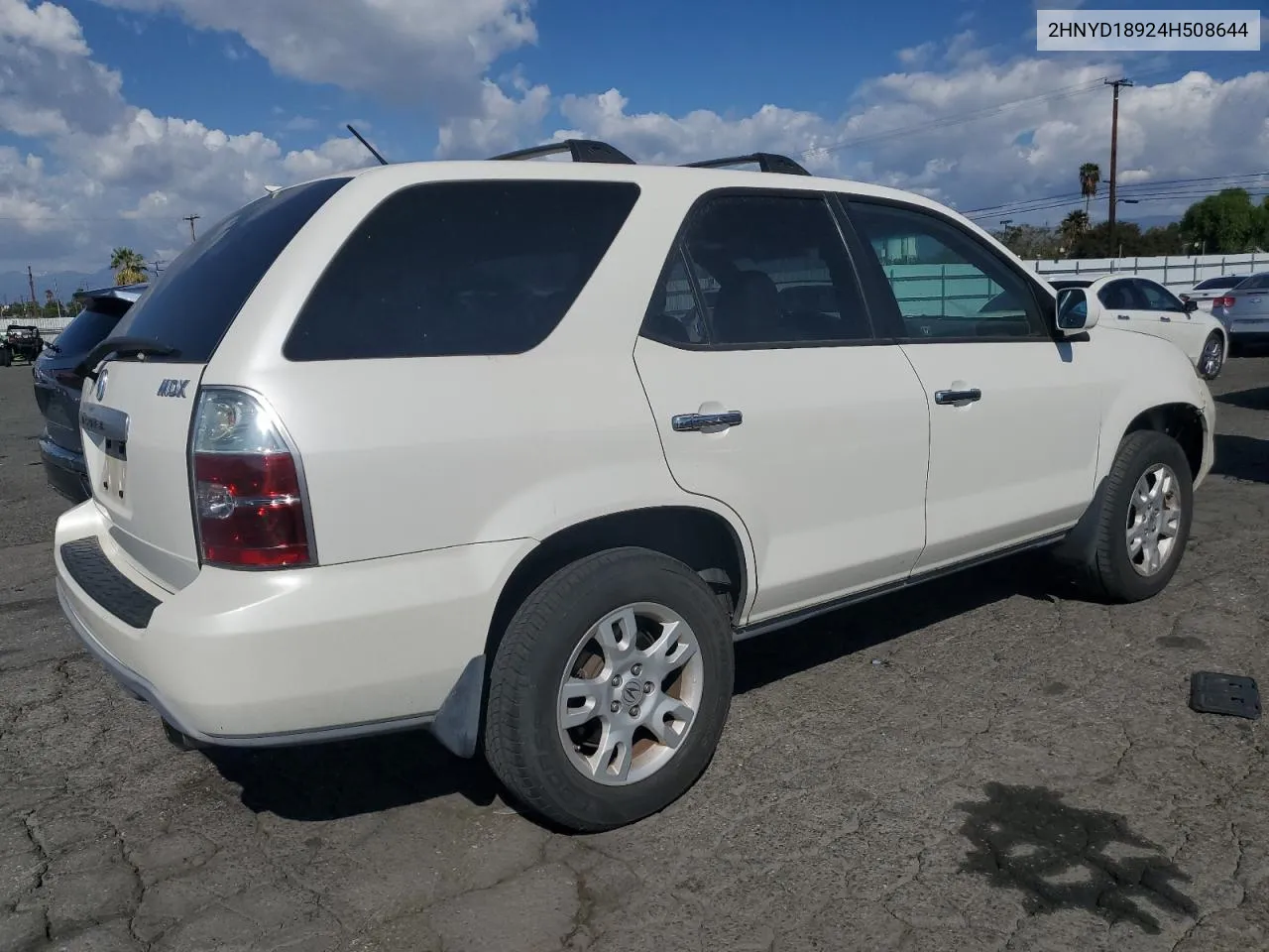 2004 Acura Mdx Touring VIN: 2HNYD18924H508644 Lot: 78287234