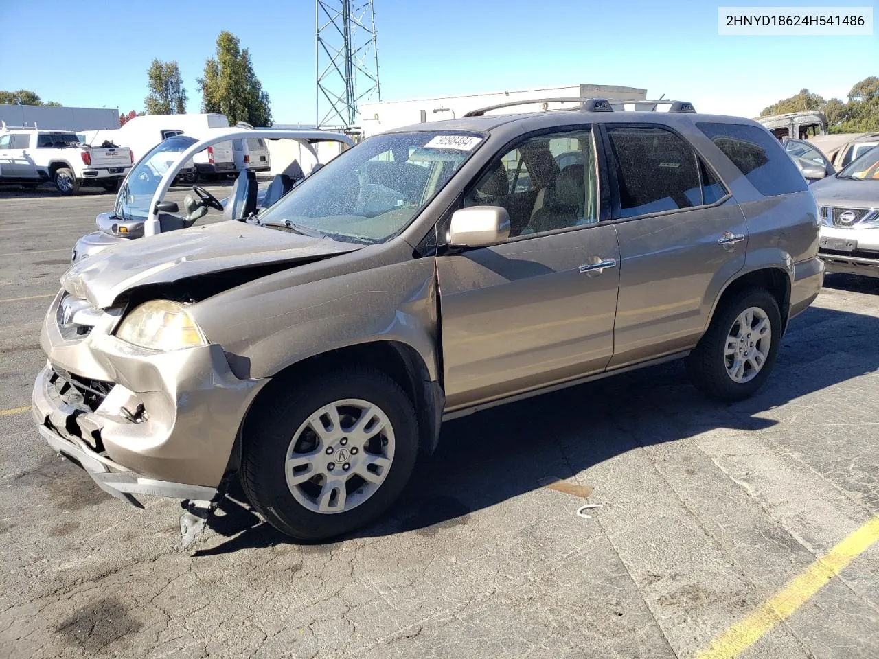 2004 Acura Mdx Touring VIN: 2HNYD18624H541486 Lot: 79298484