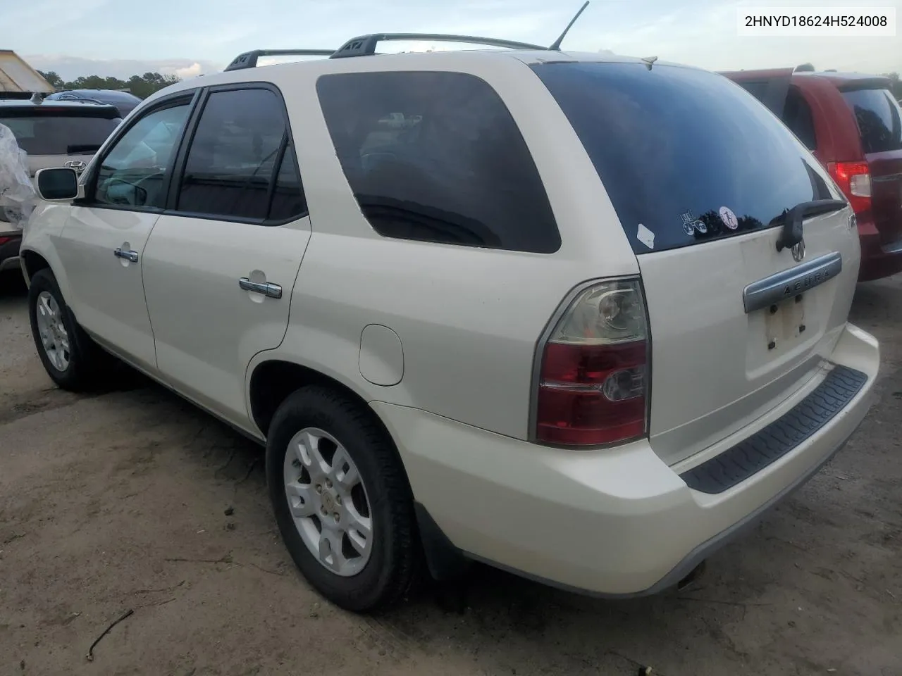 2004 Acura Mdx Touring VIN: 2HNYD18624H524008 Lot: 80058014