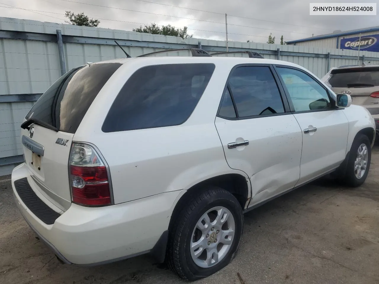 2004 Acura Mdx Touring VIN: 2HNYD18624H524008 Lot: 80058014