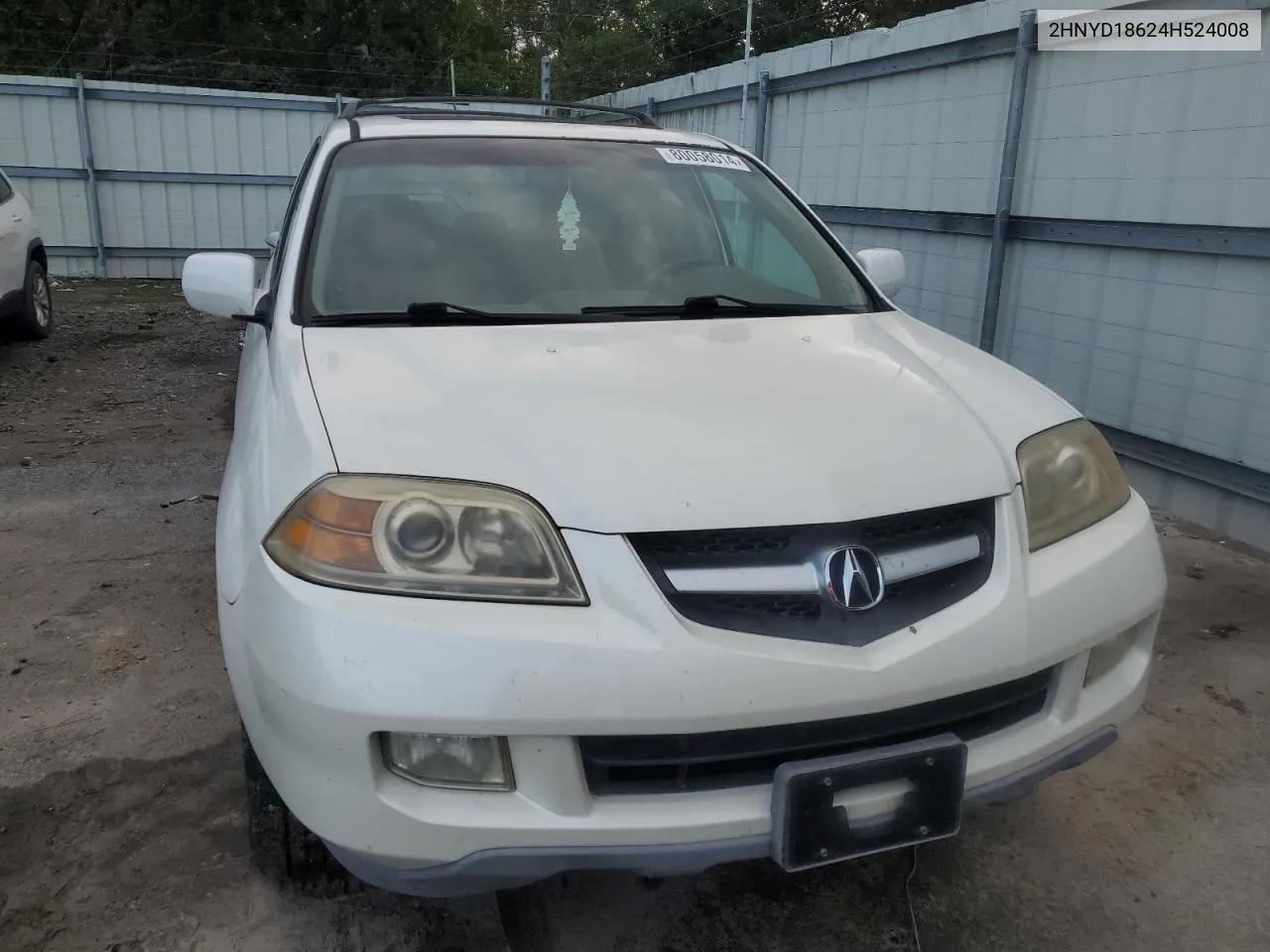 2004 Acura Mdx Touring VIN: 2HNYD18624H524008 Lot: 80058014