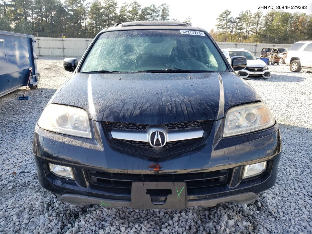 2004 Acura Mdx Touring VIN: 2HNYD18694H529383 Lot: 80272724