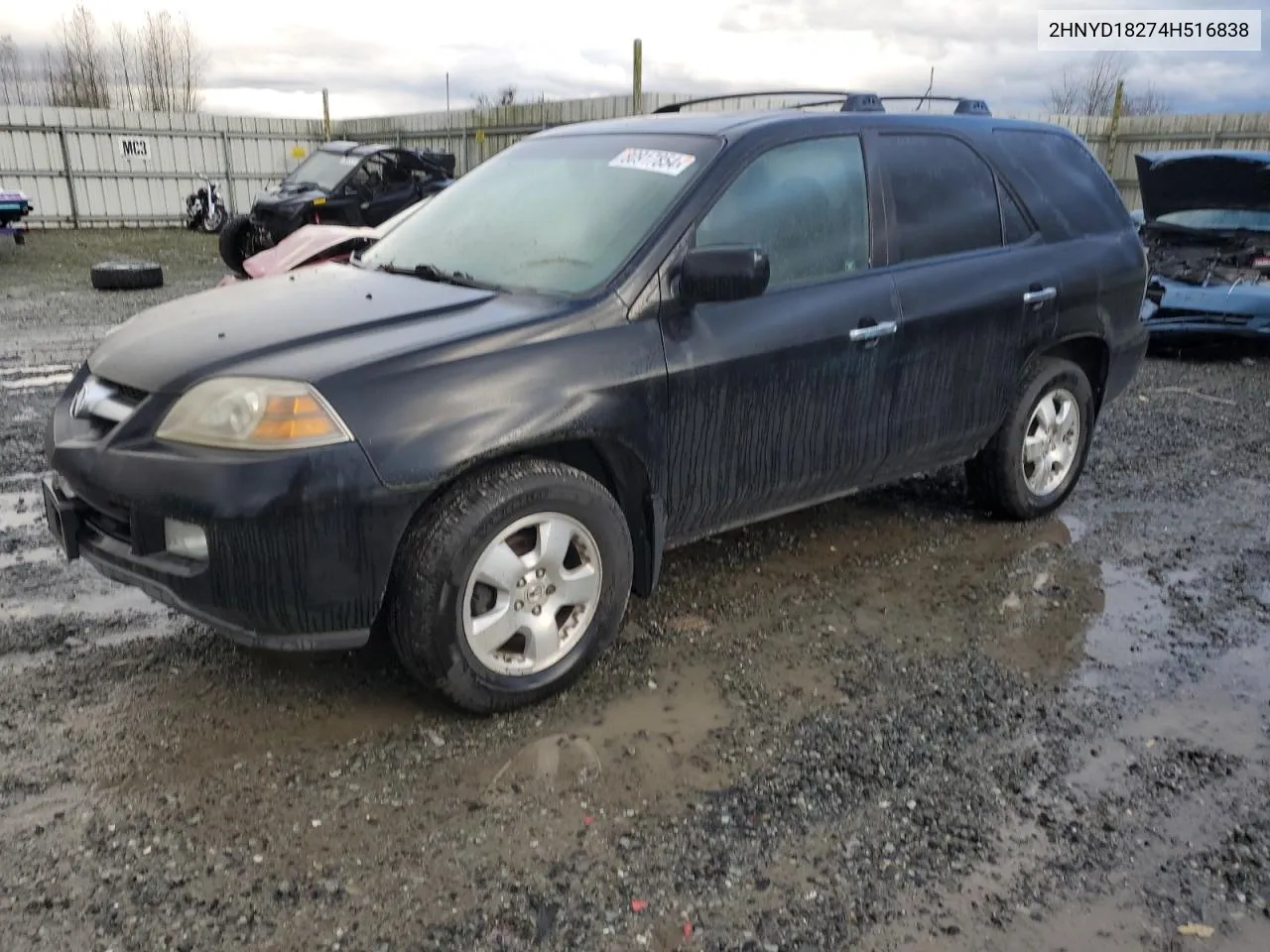 2004 Acura Mdx VIN: 2HNYD18274H516838 Lot: 80917854