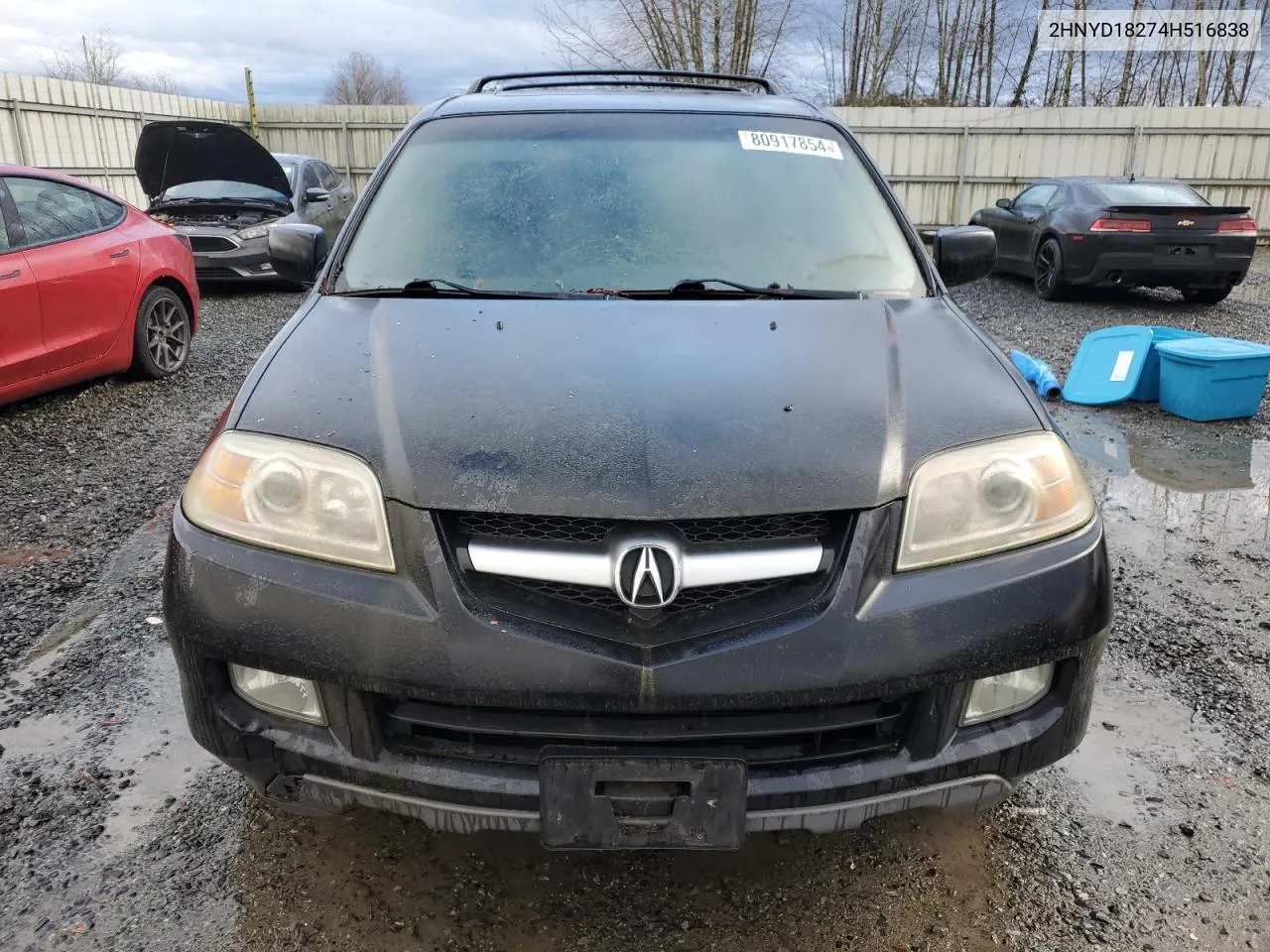 2004 Acura Mdx VIN: 2HNYD18274H516838 Lot: 80917854