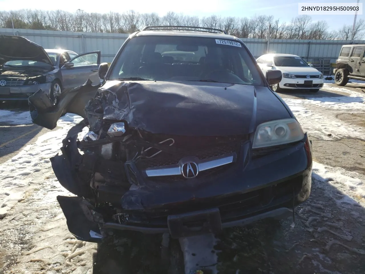 2005 Acura Mdx VIN: 2HNYD18295H500903 Lot: 44281793