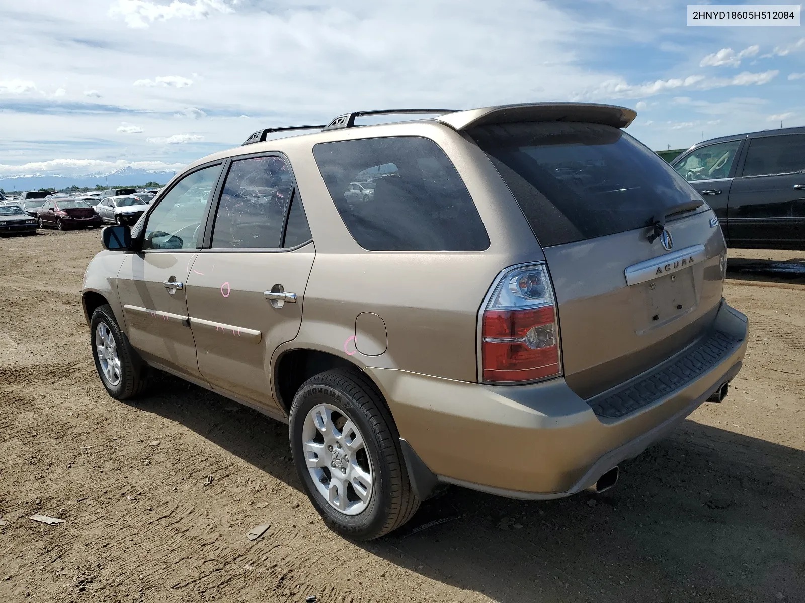 2005 Acura Mdx Touring VIN: 2HNYD18605H512084 Lot: 55493474