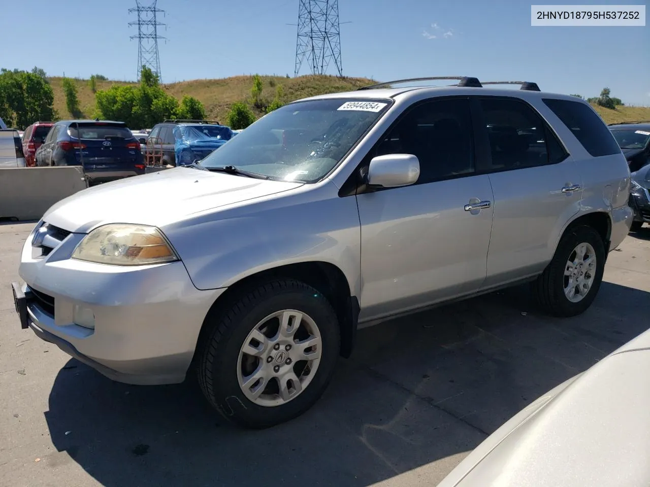 2005 Acura Mdx Touring VIN: 2HNYD18795H537252 Lot: 59944854