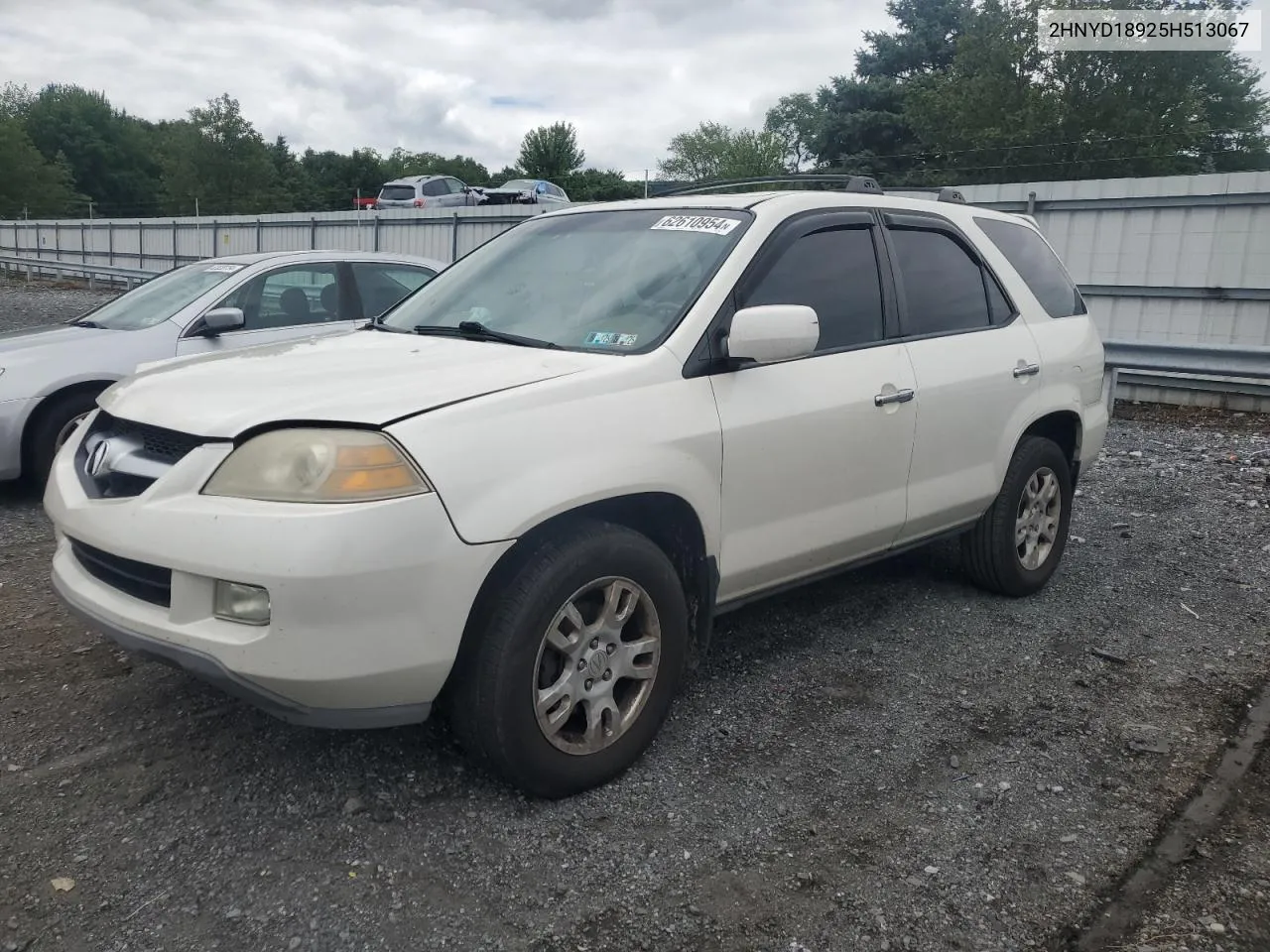 2005 Acura Mdx Touring VIN: 2HNYD18925H513067 Lot: 62610954