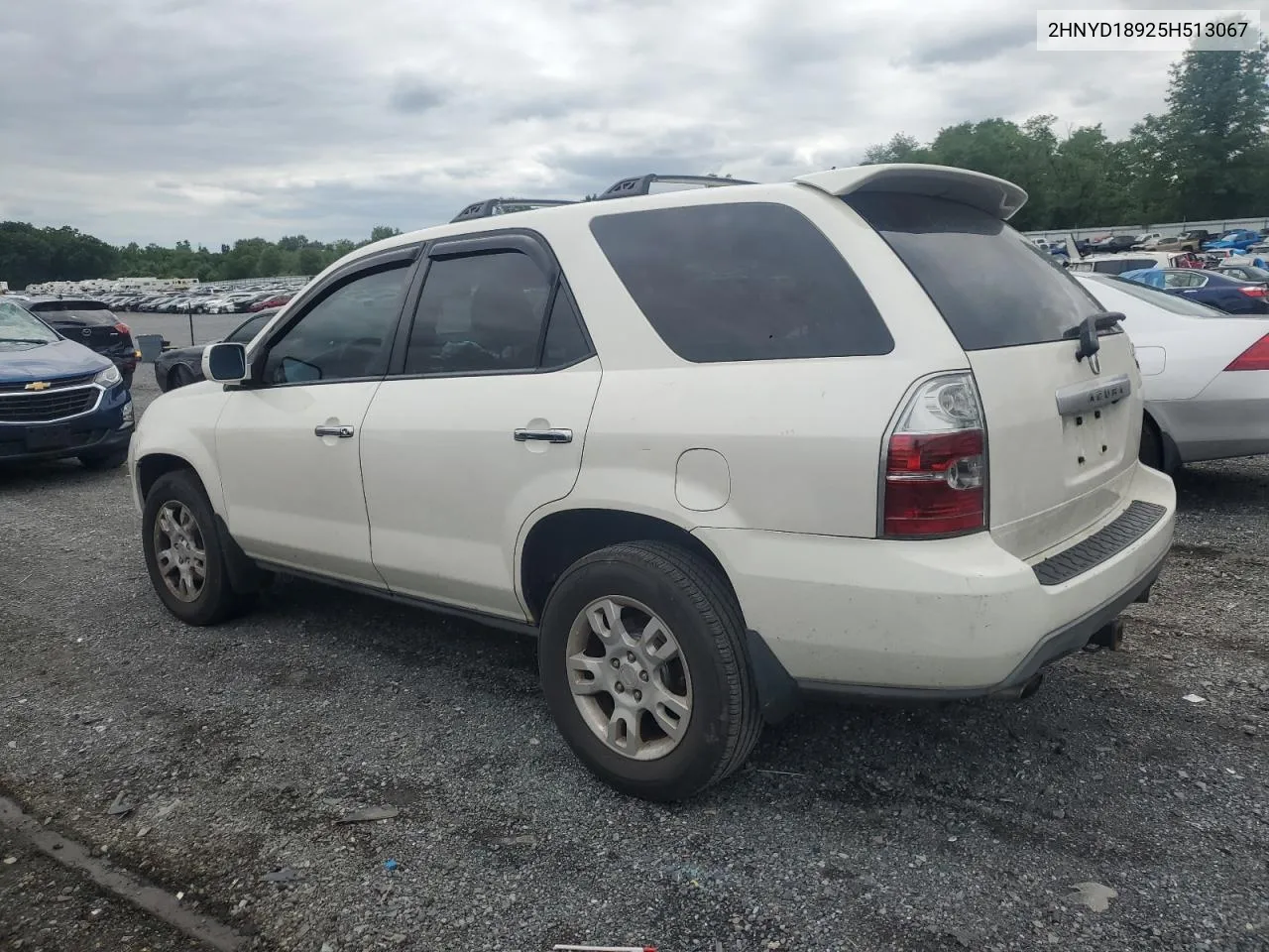 2005 Acura Mdx Touring VIN: 2HNYD18925H513067 Lot: 62610954