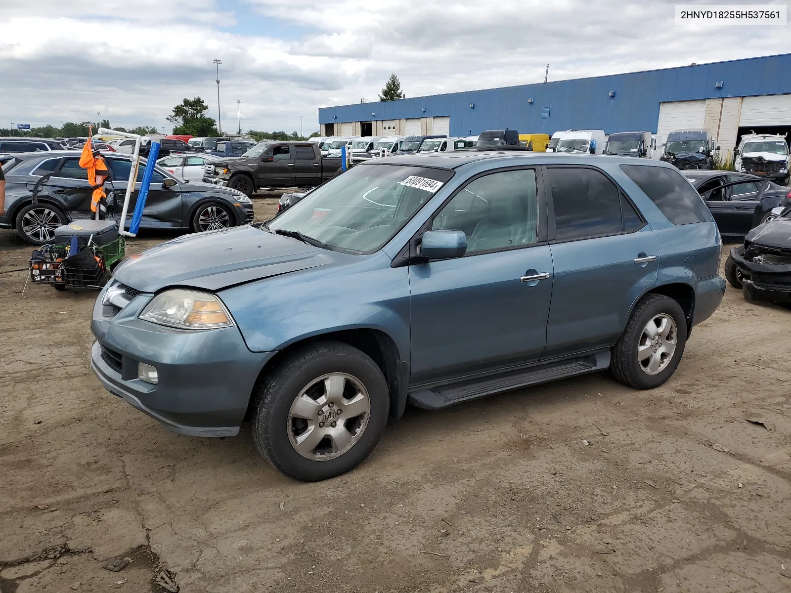 2005 Acura Mdx VIN: 2HNYD18255H537561 Lot: 68091694