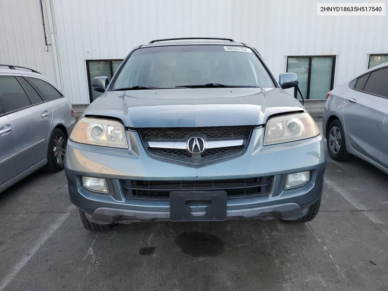 2005 Acura Mdx Touring VIN: 2HNYD18635H517540 Lot: 68555704