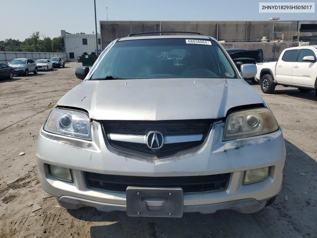 2005 Acura Mdx VIN: 2HNYD18295H505017 Lot: 68838064