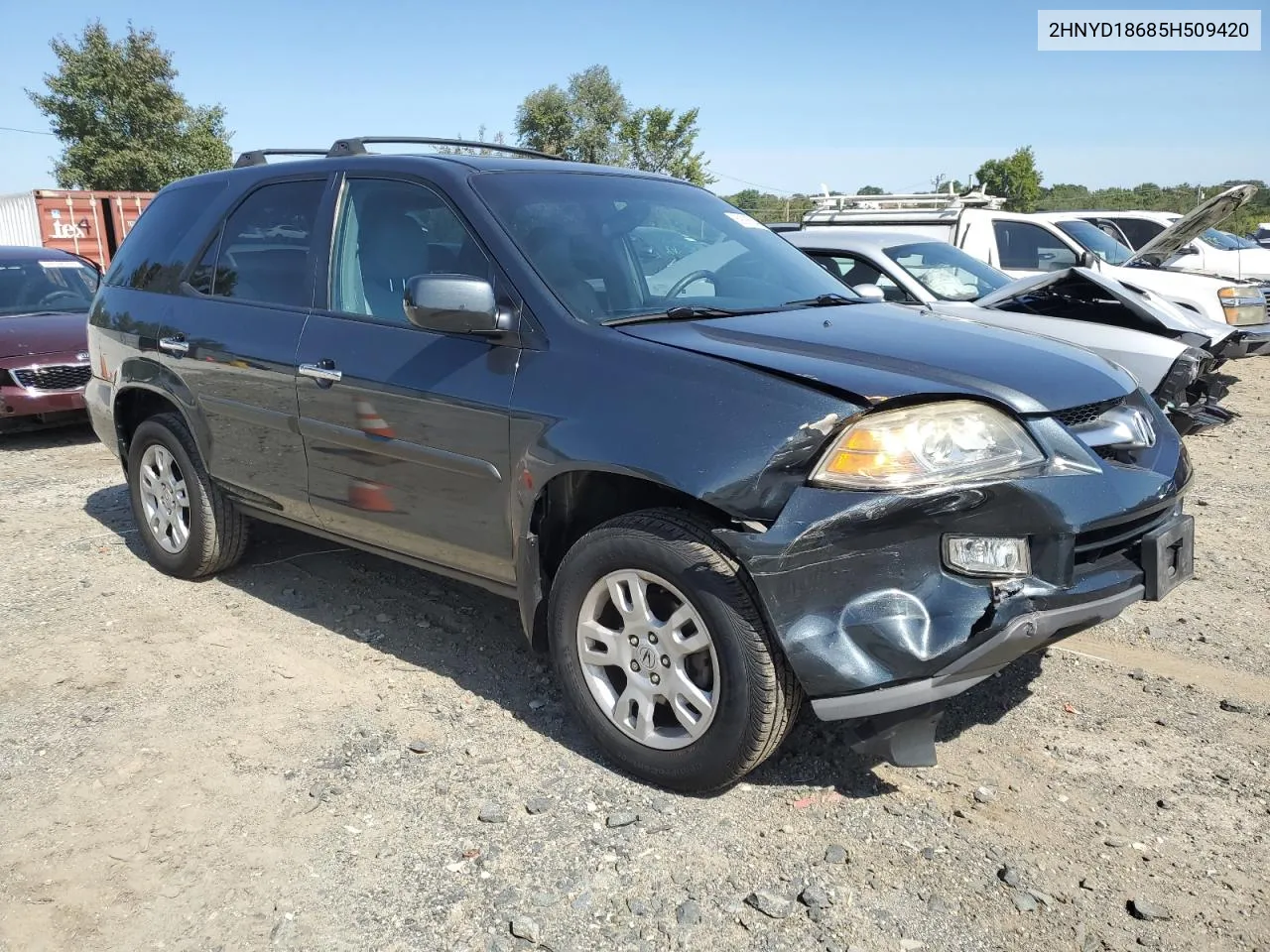 2005 Acura Mdx Touring VIN: 2HNYD18685H509420 Lot: 69385344